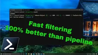 Powershell Array Object Filtering 100 times faster