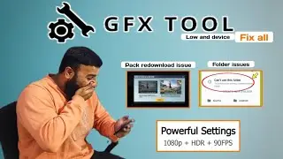 Gfx tools all problems fix | gfx tools 90fps unlock | Bgmi gfx tools resource pack issue The5911