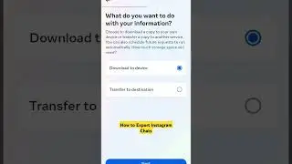 How to Export Instagram Chats #howto #instagram #chat #tips #tricks #tutorials