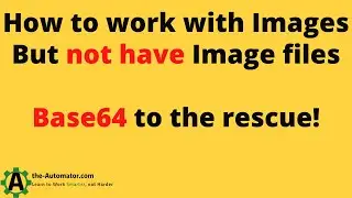 How to work with images but no image files