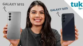 Galaxy M15 5G vs Galaxy M35 Qual é o melhor para comprar em 2024? comparativo