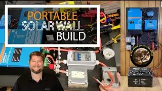 Portable Solar Wall Build - Victron Equipment With Husky 2 Battery