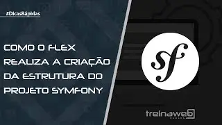 Como o Flex realiza a criação da estrutura do projeto Symfony