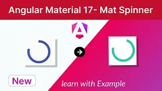 angular material mat spinner custom style | Angular Material 17 | MDC [NEW]