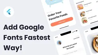 How to Custom Google Fonts in Flutter App Project