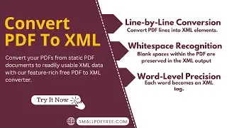 How To Convert PDF To XML | Convert Your PDF Files to XML Easily