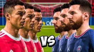 Full Team of MESSI vs. Full Team of RONALDO