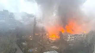 The fall of the Ukrainian helicopter in Brovary