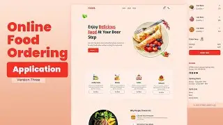 🥗 Complete Food Ordering Web Application | Table Reservation and Multiple Admins (Version Three)