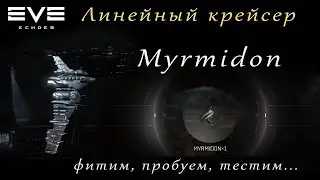 EVE Echoes - Myrmidon | линейный крейсер от Gallente (мобильная игра про космос)