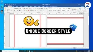 Insert Page Border in MS Word; Marginal and Top Bottom Only