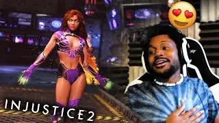 STARFIRE IS MY WIFE. DONT @ ME. | Injustice 2 #7 (DLC Starfire Gameplay)