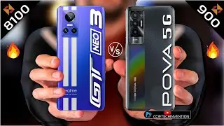 Realme GT NEO 3 VS Tecno POVA 5G | Camera | Body | AnTuTu | Benchmark | Display | Comparison