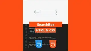 Create a Search Bar animation  using HTML and CSS #Shorts