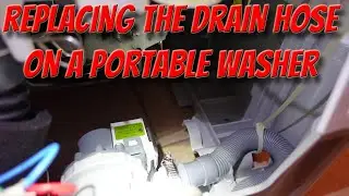 how to replace the drain hose on a Black and Decker BPWM09W portable washer