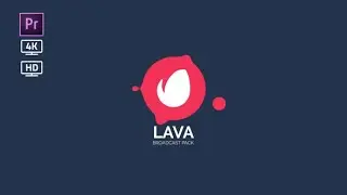 Lava Broadcast Package for Adobe Premiere Pro | Premiere Pro Template