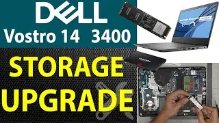 How to Upgrade Storage on DELL Vostro 14 3000 Series Model 3400 | SSD Installation Guide