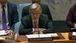 Challenges to peace and security - Antonio Guterres (Secretary-General)