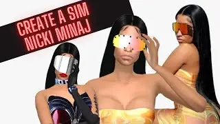 Sims 4| CAS - Nicki Minaj + CC Folder + Sim Download