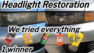 How to restore Headlights | DIY Headlight Restoration