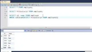 SQL Tutorial - 54: Subqueries in SQL