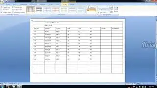 Microsoft word tutorial for beginners | Create mark list & calculate total, average. #Lekhankrishna