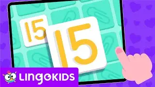 MEMORY CARDS GAME 🔢 Numbers for Kids 🕹️ |  Lingokids Activities