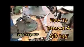 How To Remove a Gib Key and a honey bee hive report