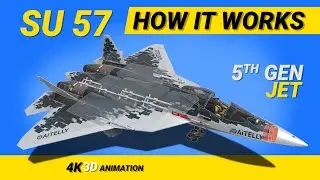 Su-57 5th generation fighter jet | How it Works 