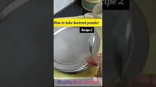 How to take beetroot powder? Recipe 2 #shortsfeed