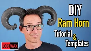 DIY Cosplay Ram Horns Tutorial. Make Lightweight Costume Horns From Foam!