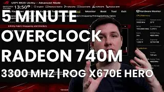 5 Minute Overclock: Radeon 740M to 3300 MHz