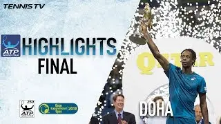 Final Highlights: Monfils Streaks To Doha 2018 Title