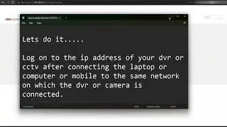 How to update firmware in HIKVISION DVR/NVR/Camera | Solve error in HikVision CCTV
