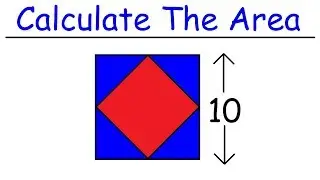 How To Calculate The Area Between Two Squares