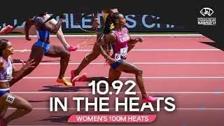 ShaCarri Richardson storms to 10.92 in 100m heats | World Athletics Championships Budapest 23