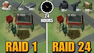 RAIDING 24 UNBELIEVABLE BASES IN 24 HOURS! - Last Day on Earth: Survival