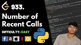 Number of Recent Calls | Leet code 933 | Theory explained + Python code