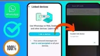 Gb WhatsApp Could not link device try again later | Gb Whatsapp Login Problem | couldn't link gb