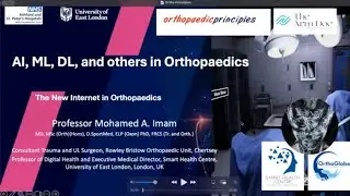 Artificial Intelligence in Orthopaedics: M Imam, Surrey, UK
