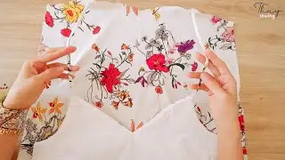 Do You Know How To Sew A Spaghetti Strap Top With Lining | Sewing Tutorial For Beginners