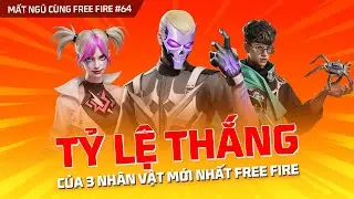 Tỷ lệ thắng cực cao của Kairos, Kassie & Ryden trong Tử Chiến Xếp Hạng| Mất Ngủ Cùng Free Fire số 64