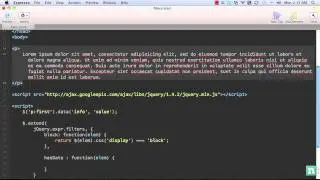 Dissecting jQuery - Filters