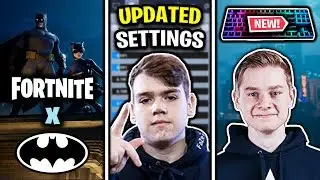 Mongraals NEW Fortnite Settings, Mitros NEW Keyboard & Fortnite X Batman!