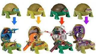 Teenage Mutant Ninja Turtles TMNT Micro Mutants Michelangelo Skate Park Leonardo Raphael Donetello