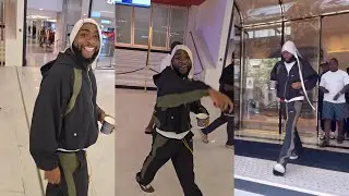 Davido Touchdown Paris as he Cruise with friends in the Street of Paris
