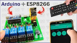 Arduino ESP8266 control Relay Module with Blynk and IR remote | Real-Time Feedback | IoT Projects