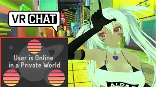 when you create a private world in vrchat (but its cyberpunk)