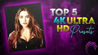 TOP 5 4K Ultra HDR CC PRESETS 🔥 ALIGHT MOTION 4K CC XML 😱 TOP 5 CC PRESETS PACK