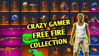 FREE FIRE MY BEST COLLECTION 2021 OP VIDEO WITH CRAZY GAMER SAMSUNG A3, A5, A7,J2,J6,A70